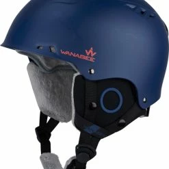 Le moins cher 🌟 Casque Ski Enfant WANABEE DARAU ABS 200 NAVY ⭐