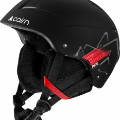 Bon marché 😍 Casque De Ski Ski Homme CAIRN RIDE MAT BLACK & RED ❤️
