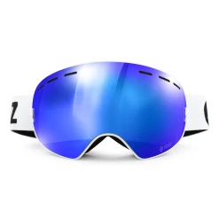 Alternative view of De gros 😉 Sports Dhivers Yeaz Xtrm-summit Masque De Ski / Snowboard Avec Monture Blanche/strap Blanc/logo Noir 🌟