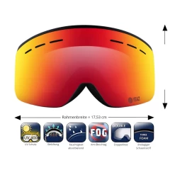 Top 10 🌟 Ski Yeaz Rise Masque De Ski / Snowboard Noir 🔔 -Salomon magasin ae783281109e413f85233318e548c72c