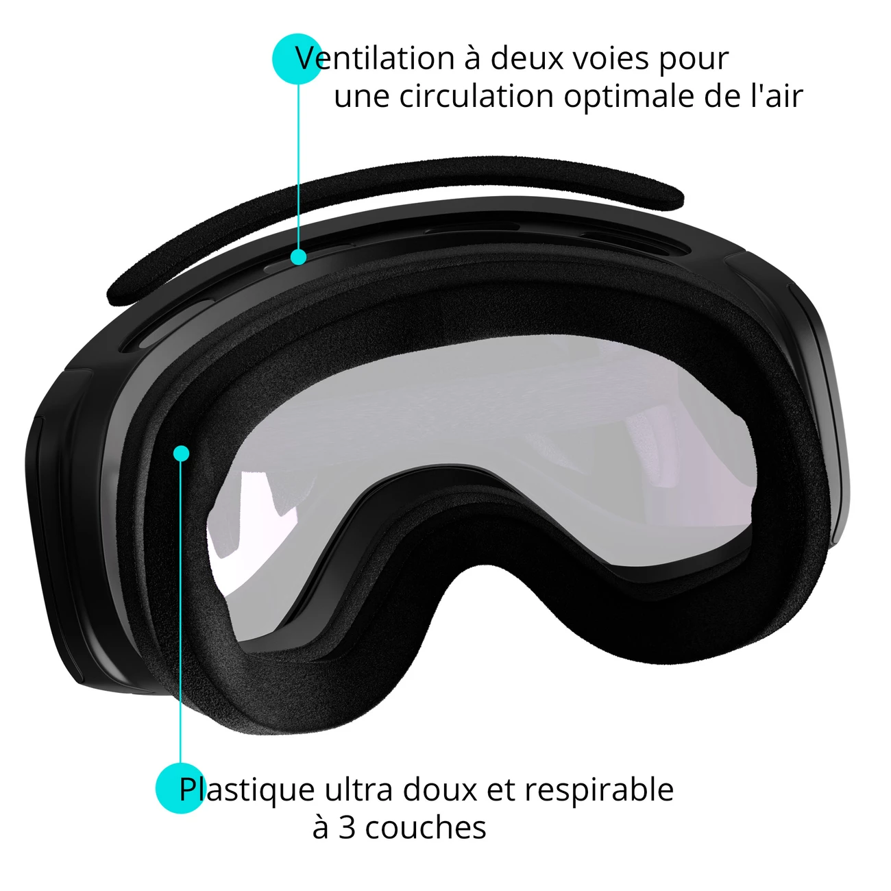 Coupon ⌛ Sports Dhivers Yeaz Apex Masque De Ski/snowboard Avec Écran Aimanté Noir / Logo Gris ✔️ 8 Coupon ⌛ Sports Dhivers Yeaz Apex Masque De Ski/snowboard Avec Écran Aimanté Noir / Logo Gris ✔️ – Image 6