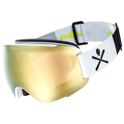 Offres 🔥 Sports Dhivers Head Masque De Ski/snow Head Magnify 5k + Spare Lens Cat S3/s1 Blanc Homme 🧨