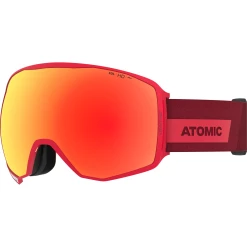 Coupon ✨ Sports Dhivers Atom Masque De Ski/snow Atomic Count 360° Hd Red Cat.3-2 Mixte ✨